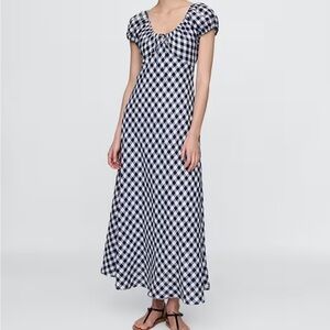 Gap x Doen Gingham Midi Dress